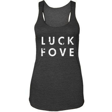 Distressed Love Tank Junior Fit Bella Sheer Longer Length Rib Strap Tank Top