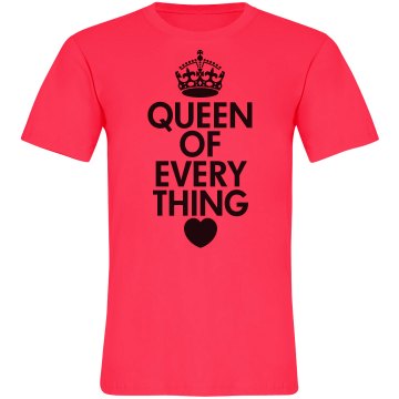Queen Neon Unisex American Apparel Neon Crew Neck Tee