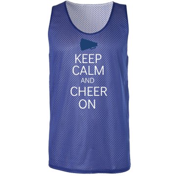 Keep Calm Pinnie Badger Sport Mesh Reversible Tank