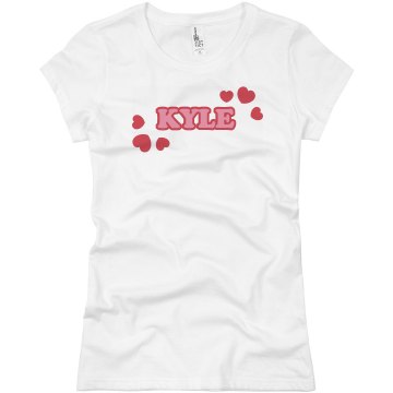 Heart Frame Junior Fit Basic Bella Favorite Tee