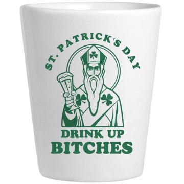 St. Patrick's Day Shot Ceramic Shotglass