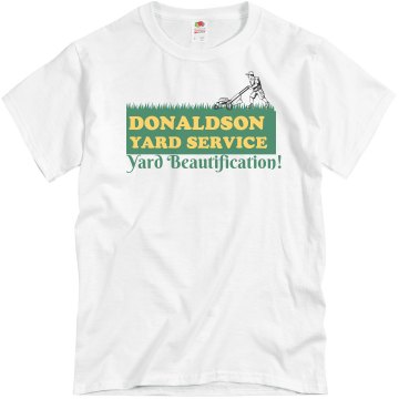 Yard Beauty Landscaping Unisex Basic Gildan Heavy Cotton Crew Neck Tee