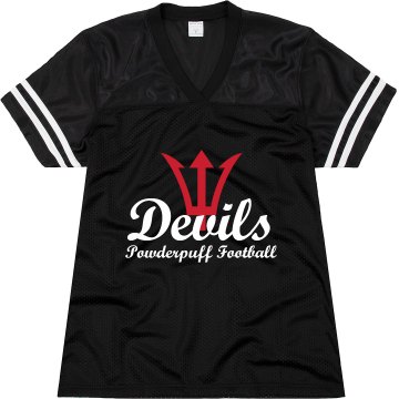 Powderpuff Devils Junior Fit Soffe Mesh Football Jersey
