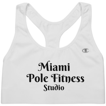 Pole Fitness Bra Alo Ladies' Mesh Back Sports Bra