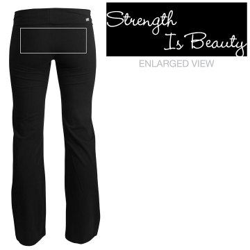 Strength Is Beauty Junior Fit Soffe Yoga Pants