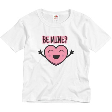 Be Mine Youth Basic Gildan Ultra Cotton Crew Neck Tee