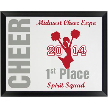 Cheer Plaque Wood Plaque