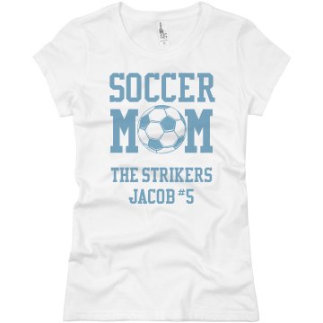 Soccer Mom Junior Fit Basic Bella Favorite Tee