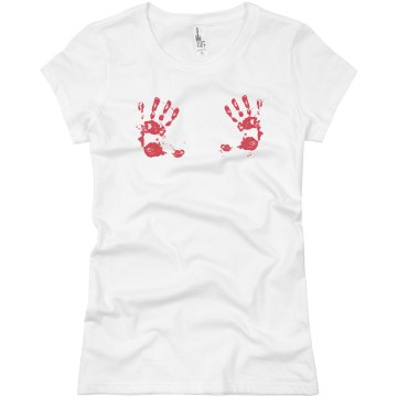Perverted Walking Dead Junior Fit Basic Bella Favorite Tee