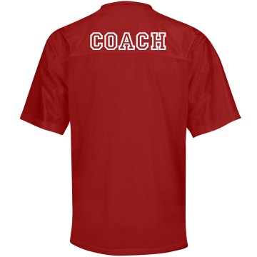 Coach Jersey w/Back Unisex Augusta Replica Football Jersey