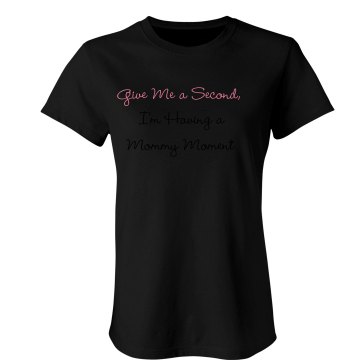 Mommy Moment Junior Fit Bella Sheer Longer Length Rib Tee