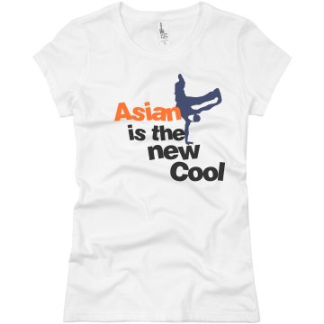 Asian Is the New Cool Junior Fit Basic Bella Favorite Tee