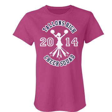Cheer Squad Tee Junior Fit American Apparel Fine Jersey Tee
