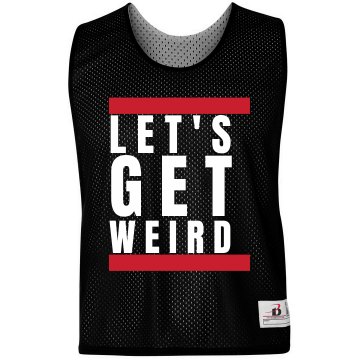 Weird Pinnie Badger Sport Lacrosse Reversible Practice Pinnie