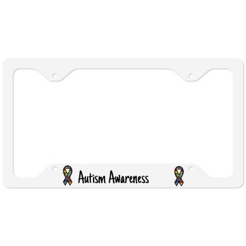 Autism Awareness License Plate Cover