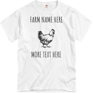 Family Chicken Farm Unisex Anvil Organic Tee