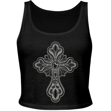 Jesus Freak Junior Fit Bella Sheer Longer Length Rib Tee
