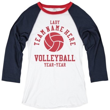 Lady Trojans Junior Fit Bella 1x1 Rib Cap Sleeve Raglan Tee