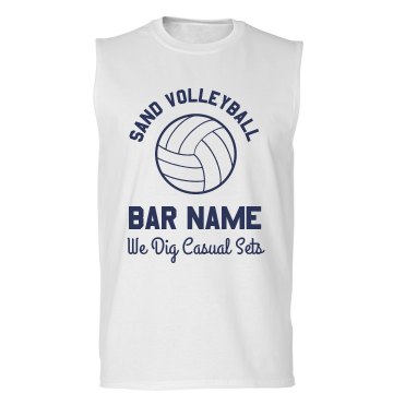 Sand Volleyball Unisex Gildan Ultra Cotton Sleeveless Tee