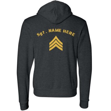 Proud Army GF Junior Fit Bella Long Sleeve 1/2 Zip Hooded Pullover Tee