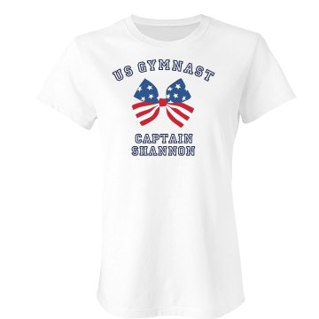 RHS Gymnastics Junior Fit Bella Sheer Longer Length Rib Tee