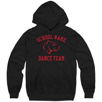 Dance Team Sweatshirt Unisex Hanes Ultimate Cotton Heavyweight Hoodie