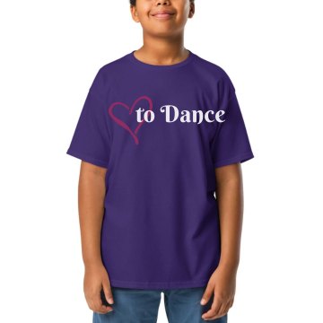 Love To Dance Youth Gildan Ultra Cotton Crew Neck Tee