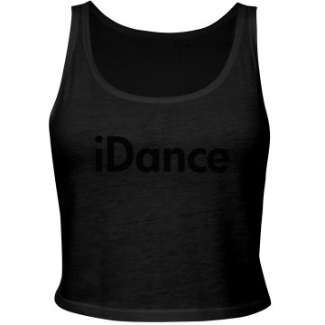 iDance Junior Fit Bella Sheer Longer Length Rib Tank Top