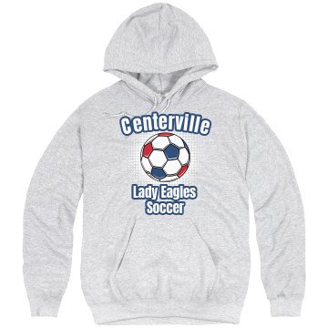 Eagles Soccer Hoodie Unisex Hanes Ultimate Cotton Heavyweight Hoodie