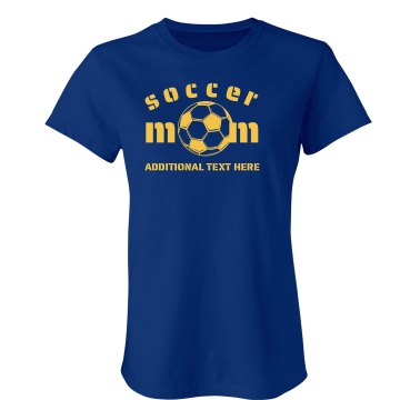 Soccer Mom Junior Fit Bella Sheer Longer Length Rib Tee