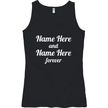 Jen Loves Eric Junior Fit Bella 1x1 Rib Ringer Tee