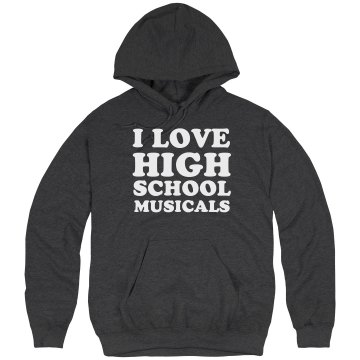 I Love Musicals Unisex Hanes Ultimate Cotton Heavyweight Hoodie