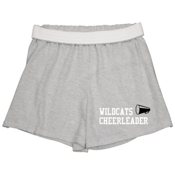 Wildcats Cheerleader Junior Fit Soffe Cheer Shorts