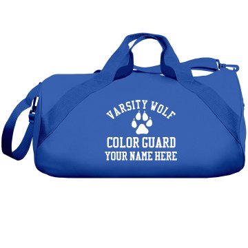 Varisty Wolf Color Guard Augusta Sport Roll Bag