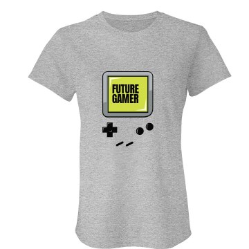 Future Gamer Maternity Junior Fit Bella Crewneck Jersey Tee