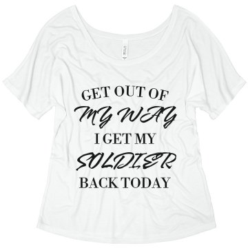 Proud Marine Wives Junior Fit Bella Sheer Longer Length Rib Racerback Tank Top