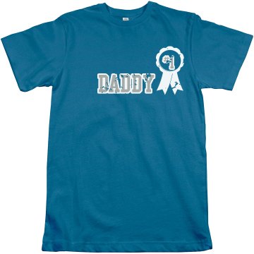 Number 1 Daddy Tee Unisex American Apparel Fine Jersey Tee