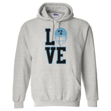 Love Football Unisex Gildan Heavy Blend Hoodie