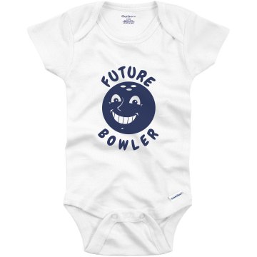 Future Bowler Infant Gerber Onesies