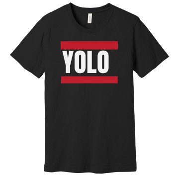YOLO Unisex Gildan Heavy Cotton Crew Neck Tee