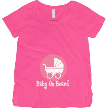 Baby On Board  Maternity LA T Sportswear Tee