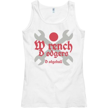 Wrench Dodgers Dodgeball Junior Fit Basic Bella Favorite Tee