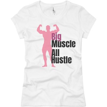 Big Muscle Dodgeball Tee Junior Fit Basic Bella Favorite Tee