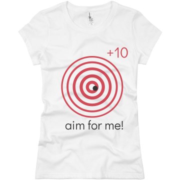 +10 Points Dodgeball Junior Fit Basic Bella Favorite Tee