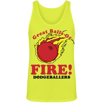 Great Balls of Fire Junior Fit Bella 1x1 Rib Ringer Tee