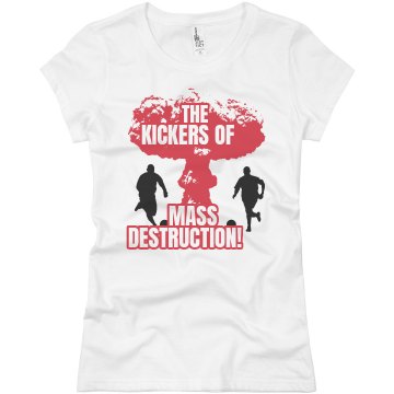 Kickers Of Destruction Junior Fit Basic Bella Favorite Tee