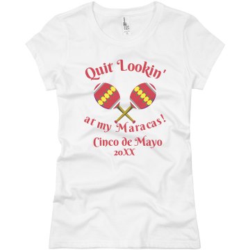 Cinco de Mayo My Maracas Junior Fit Basic Bella Favorite Tee