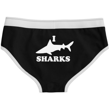I Love Sharks Bella Logan Boyfriend Brief