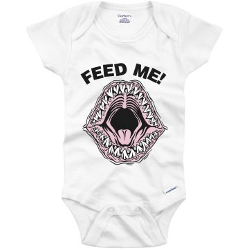 Feed Me Baby Shark Infant Gerber Onesies