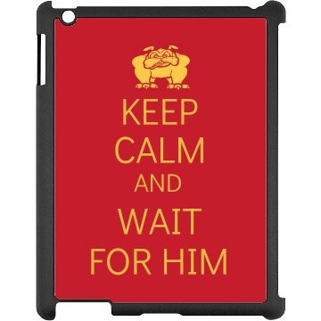 Keep Calm Marines Black iPad Snap-on Case
